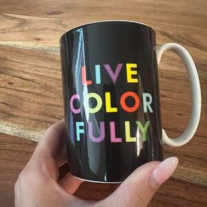 Kate Spade “Live Colorfully” Mug